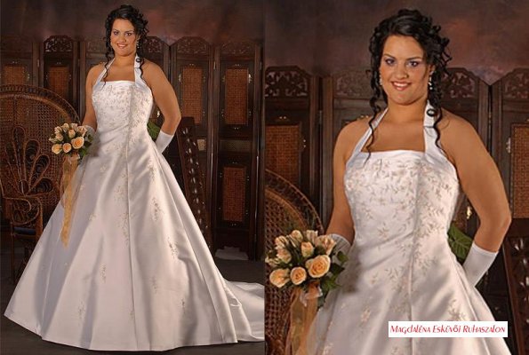 Menyasszonyi ruha, uszályos, 132