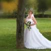 View the image: Menyasszonyi ruha, uszályos, nyakbapántos