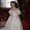 View the image: Sissi, Sisi, Erzsébet Királyné tradicionális ruhájának másolata, baba, barbie babán.